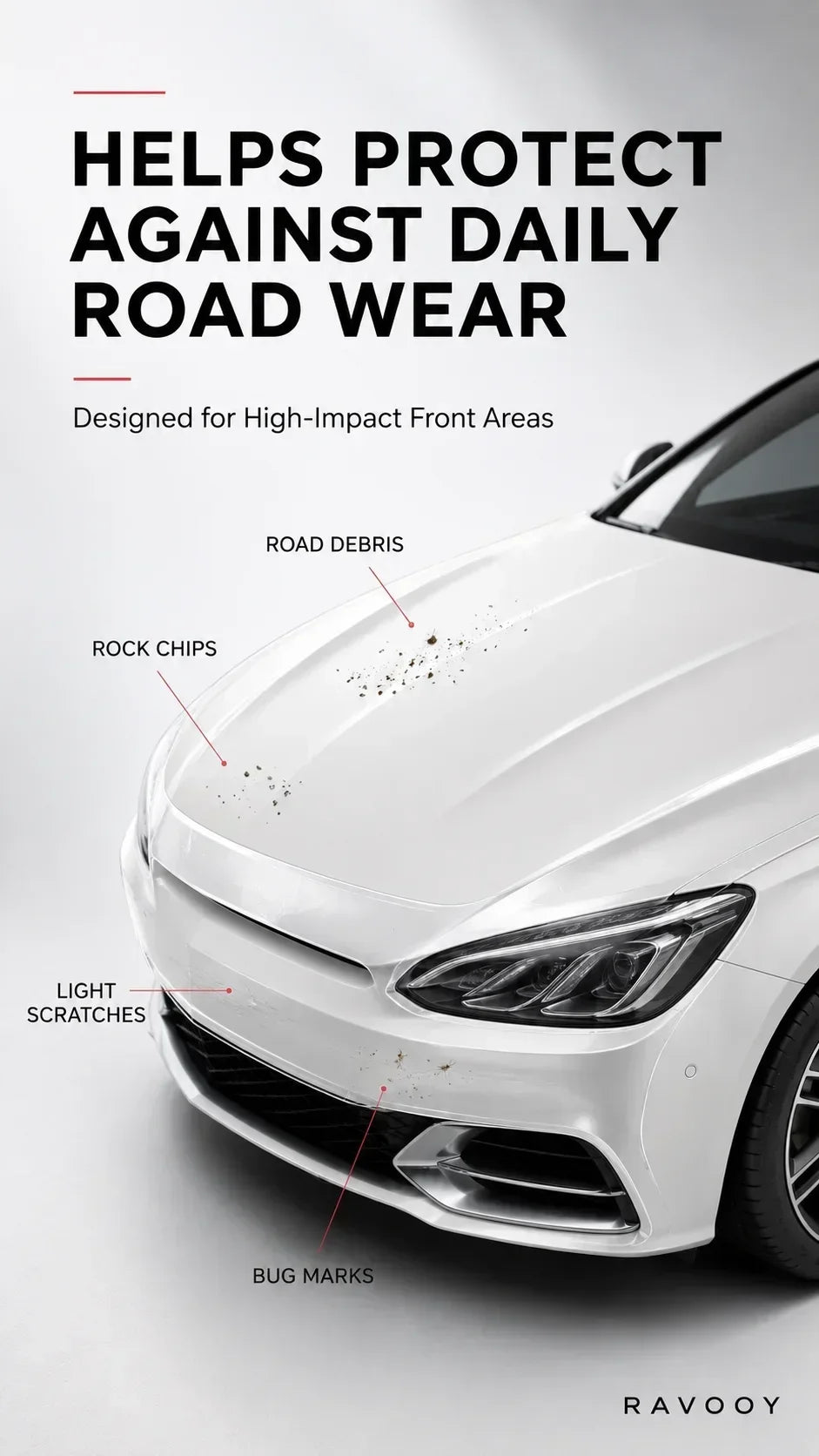 8.5mil TPU Precut PPF Kit For Porsche TAYCAN 2025-2026 - Hood, Fenders & Mirror Set - Self-Healing Clear Bra Film