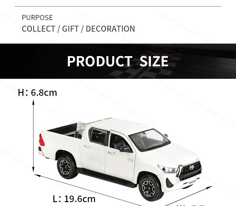 Maisto 1:27 Toyota Hilux Static Die Cast Vehicles Collectible Model Car Toys