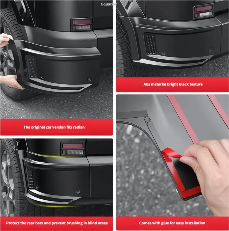 Car Front and Rear Bumpers Full Protective Corners Fit for BYD Leopard 7 Titanium 7 Modified Car Body Collision Avoidance Kit