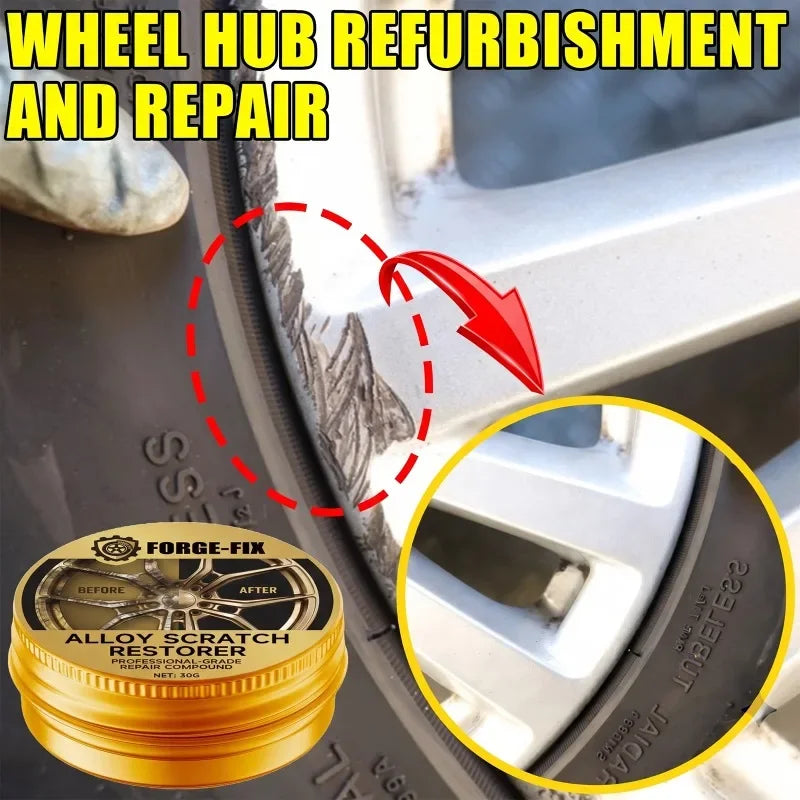 Car Wheel Rim Scratch Repair Paste  Aluminum Alloy Rim Refurbishment Paint for Scratches