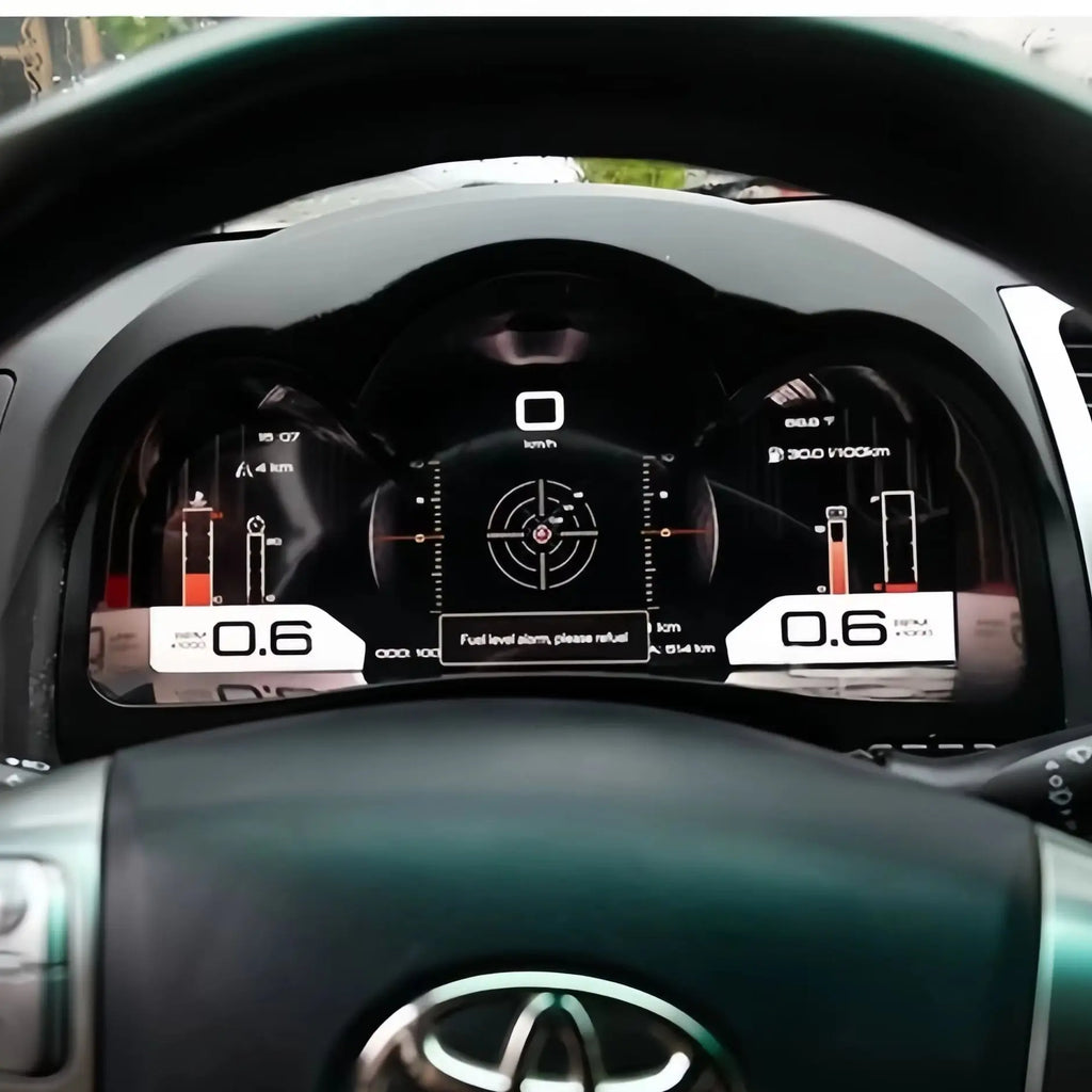 12.3 Inch LCD Car Digital Dashboard For Toyota Hilux VIGO FORTUNER 2005 2006 - 2014 2015 Years Panel Speedometer Virtual Cockpit