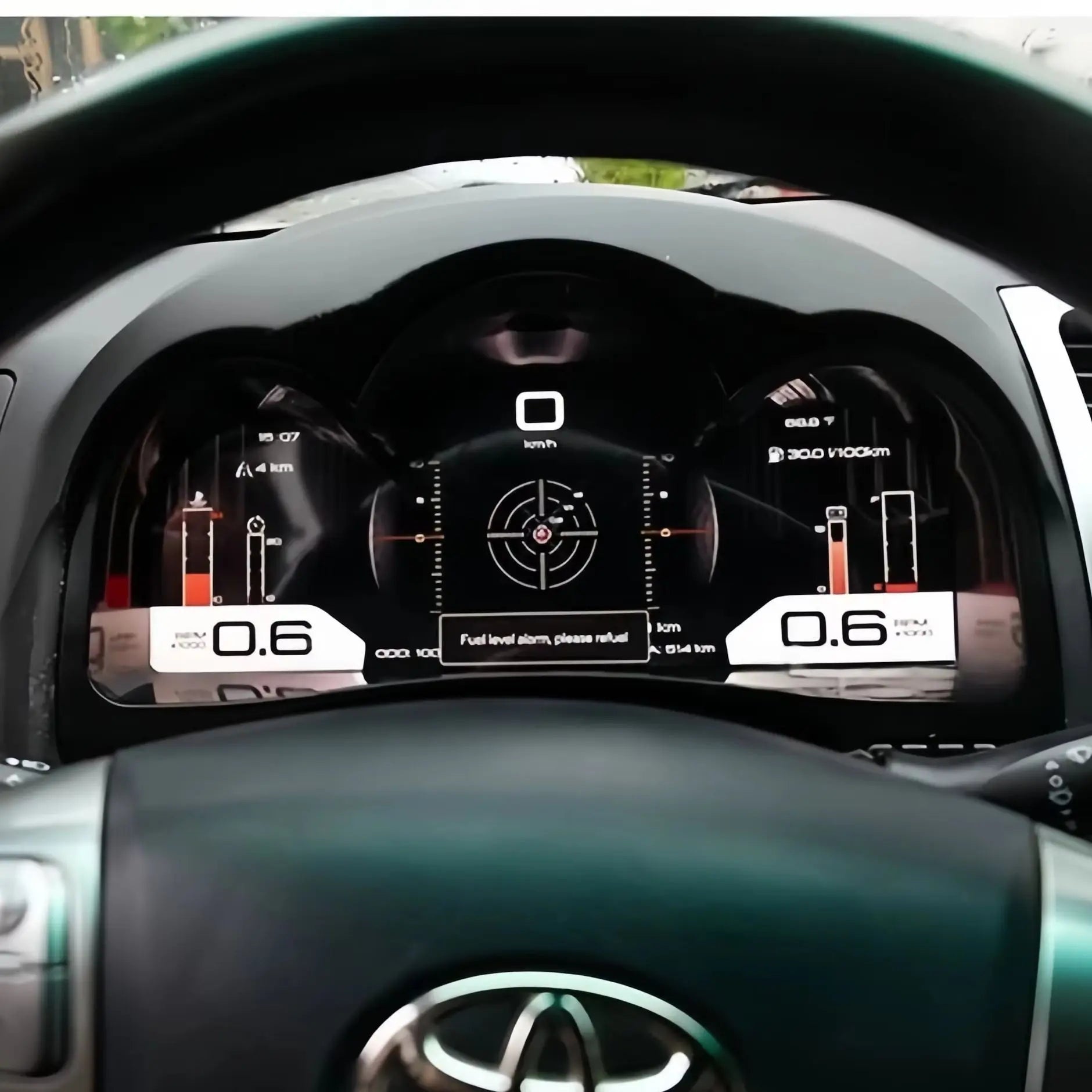 12.3 Inch LCD Car Digital Dashboard For Toyota Hilux VIGO FORTUNER 2005 2006 - 2014 2015 Years Panel Speedometer Virtual Cockpit