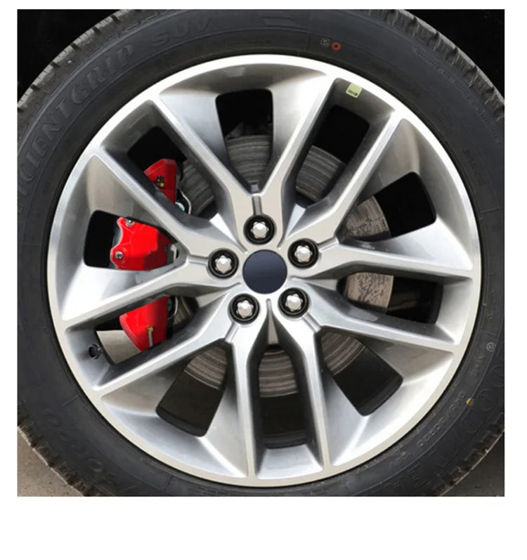 Racing Brake Caliper Covers 1 Pair of Universal Front And Rear Brake Caliper Covers Suitable For All Wheels Car Accessories
