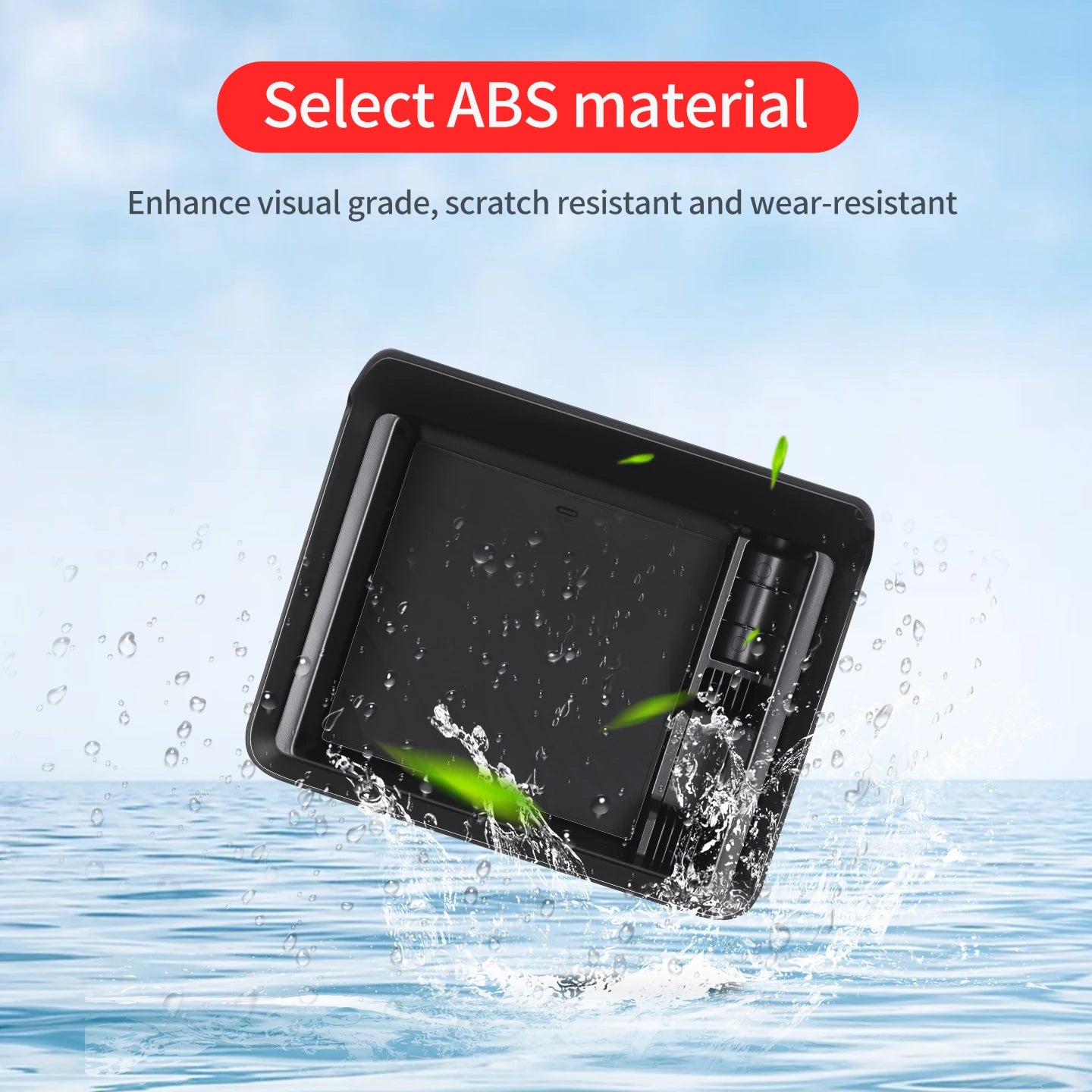 For 2025-2026 Nissan Patrol Armada Y63 Center Console Armrest Storage Box Organizer Tray Non-Refrigerator Version Interior Acces