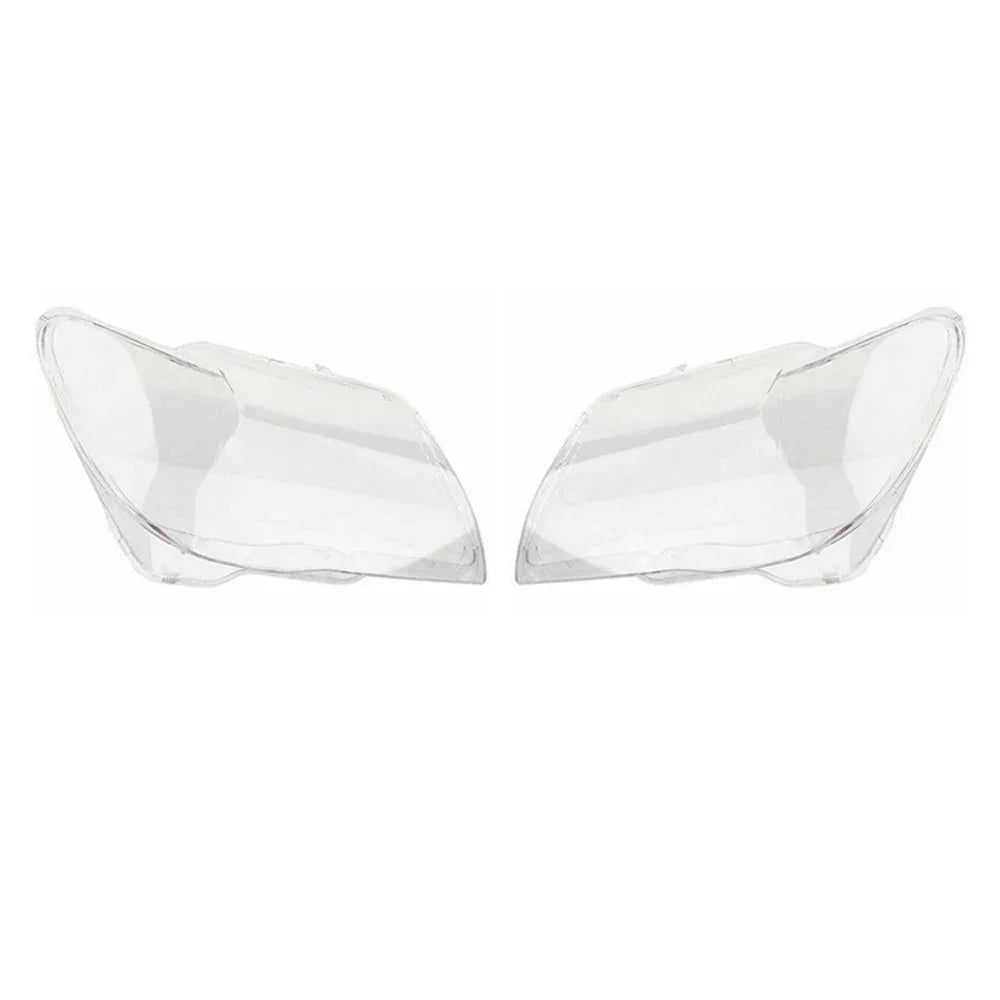 1Pair Car Styling Headlight Clear Cover Front Headlamp Lens Clear Lamp Cover Shell For BMW 7 Series E65 E66 2005-2008