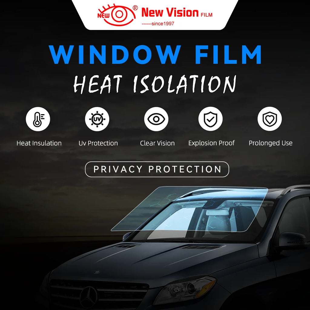 50cmX300cm IR100% Nano Ceramic Film Super Quality High Heat Resistant Car Glass Solar Tint Window Films Protective