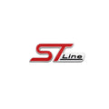 3D Metal ST Line Head Front Grille Car Emblem Badge Chrome Sticker for FORD ST Focus x 2 3 Kuga FIESTA MONDEO Auto Car Styling