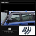 Car Styling Accessories Window Deflector Sun Visor Rain Gurad Awning Shelter Weather Shield For Nissan Patrol Y61 Y62 1997-2021