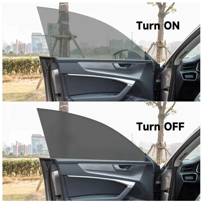 Switchable Smart Electronic 4.2 Haze Electric Tint Glass Car Window Privacy PDLC Film with Self Healing & Color Changing