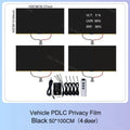 PDLC Smart Privacy Film for Electric Vehicle Windows, Electric Switchable Privacy Glass Tint, Instant Dimming Smart Window Film