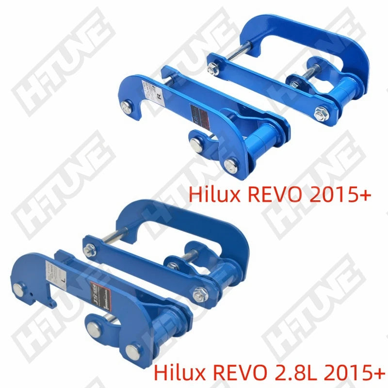 32mm Front Spacer and Extended 2" Rear Leaf Spring G-Shackles Suspension Lift Kit For Hilux REVO 2.8L 2015+