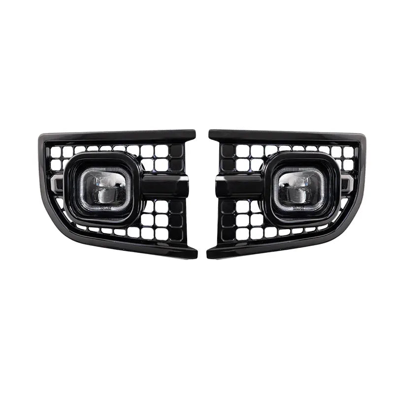 Off Road 4x4 Urban Style Front Square DRL Intake LED Fog Light Daytime Running Lamp For 2020-2025 Land Rover Defender 90 110 130