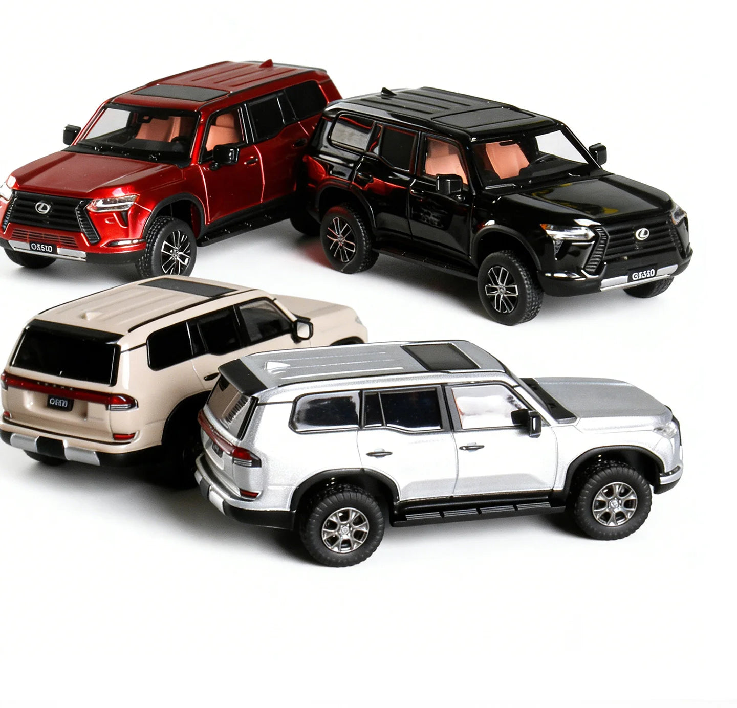1:64 Lexus GX550 Off-road SUV Alloy Diecast Car Model Static Mini Metal Vehicle Replica Collectible Toy For Car Fans Desk Decor