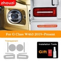 For Mercedes Benz G Class W463 2019 2020 2021 Car Headlight Tint Black Protective Film Taillight Transparent TPU Sticker AMG