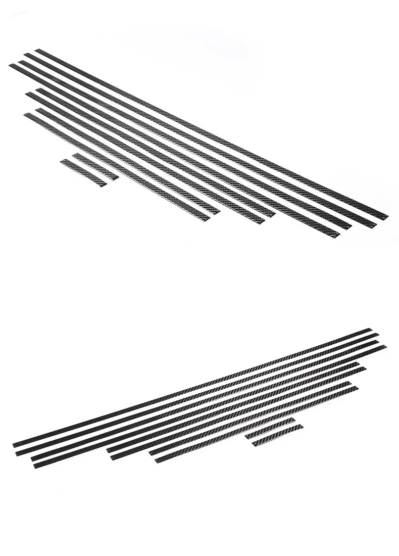 10pcs Acrylic Side Body Moulding Cover Trim Accent For Benz AMG W463 G63 G65 G500 Sticker Accessories Car Styling