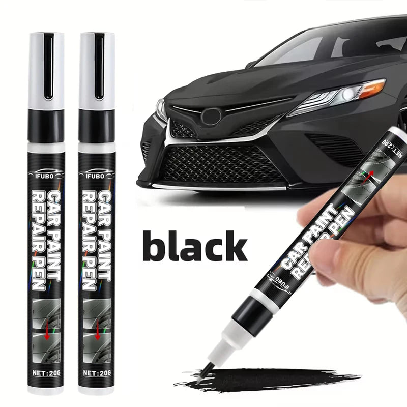 Black Car Scratch Repair Pen, Auto Paint Touch Up Tool, Waterproof Car Paint Fix Remover, Universal Black Car Detailing Pen