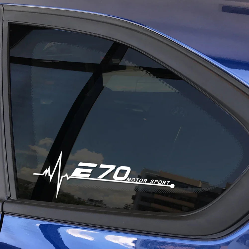 Car Side Window Sticker Auto Decor Film Decal Accessories for BMW E46 E90 E91 E60 E39 E36 E87 E92 E30 E34 E61 E62