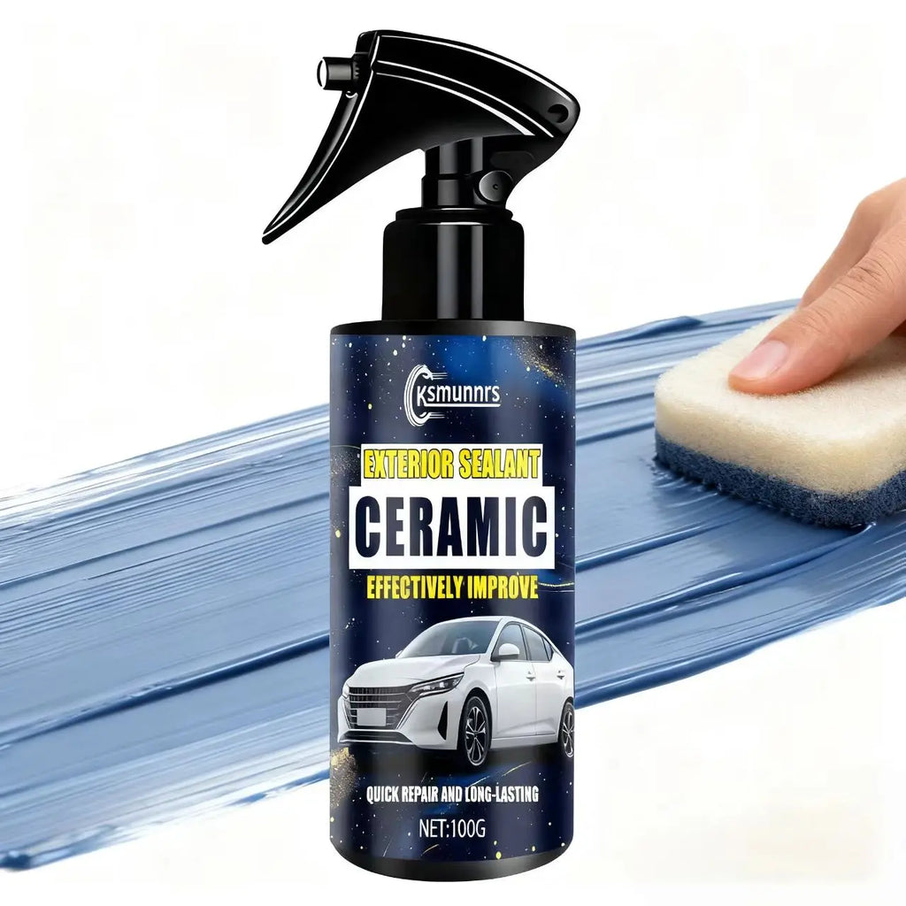 Ksmumnrs Ceramic Exterior Sealant Spray: Quick Car Paint Repair, Hydrophobic & Long-Lasting Protection, Effectively Boost Auto E