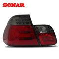 Pair Taillight assembly For 2001-2014 BMW 3 Series E46 318i 320 325 LED Modify the brake lights, reverse the lights，turn signal