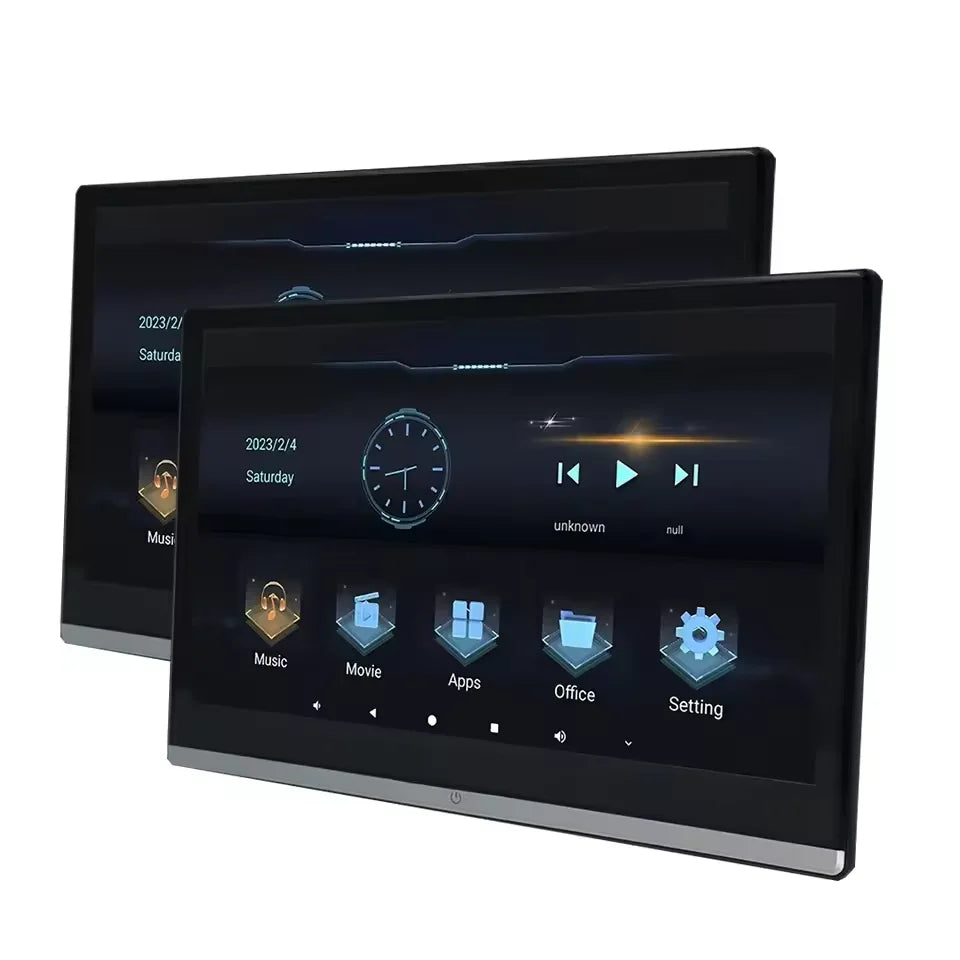 Car TV 13.3 Inch 4GB+64GB 8-core HD 4K Screens Android 12.0 Headrest Monitor For Kia Rear Seat Entertainment System