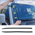 2pcs Front Glass Seal Strip For Toyota Land Cruiser Prado LC250 2024-2025 A-pillar Sound Noise Insulation Strip Car Accessories