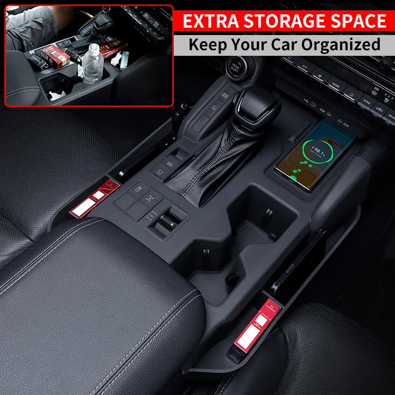 For Toyota Land Cruiser Prado LC250 250 J250 2024-2026 Center Console Silicone Cover Anti-Scratch Anti-Dust Perfect Fit Interior