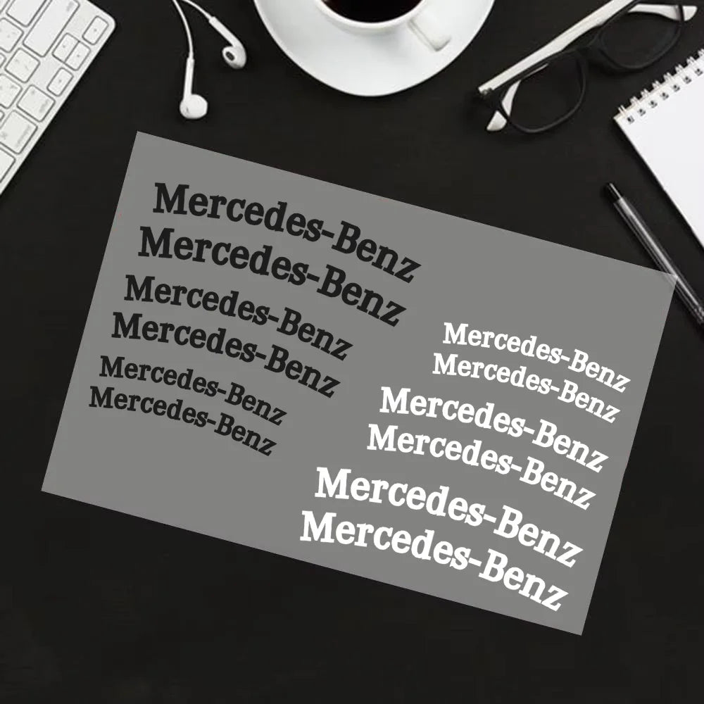 For Mercedes-benz AMG Sticker Brake Caliper Sticker Label Logo AMG Personalized Modification Decorative Auto Sticker Accessories