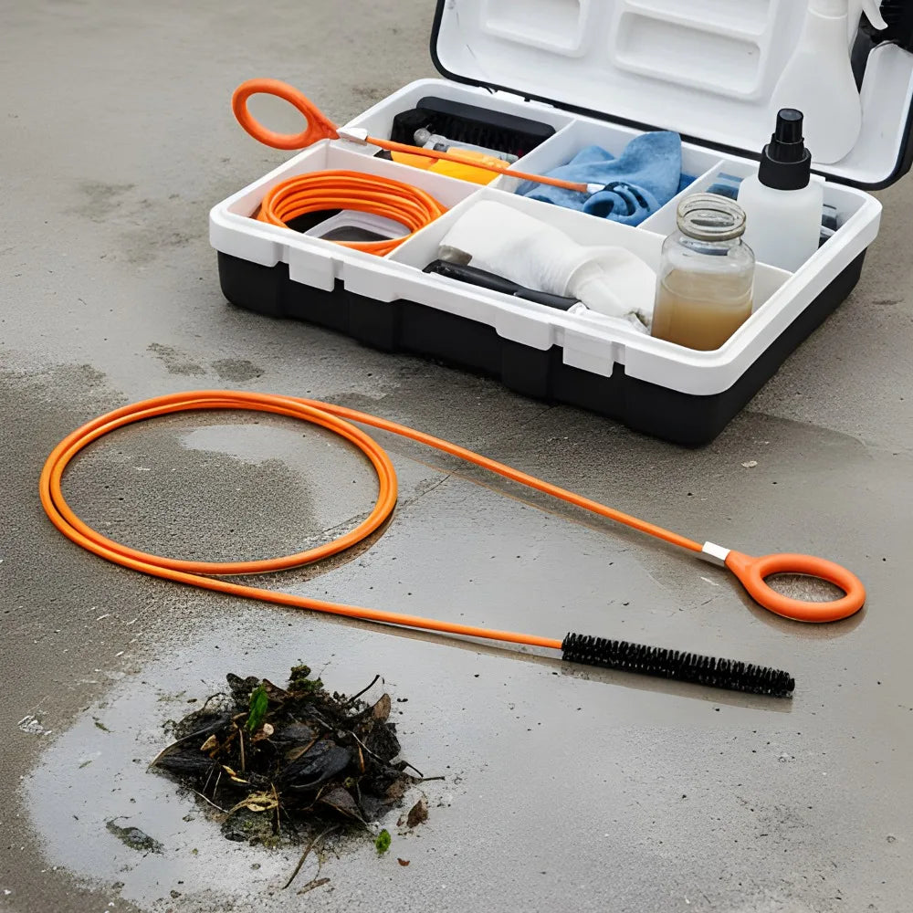 Car Sunroof Drain Hole Cleaning Brush Flexible Long Tube Cleaner Tool Auto Skylight Dredge Pipe Water Outlet Unclogging Tools