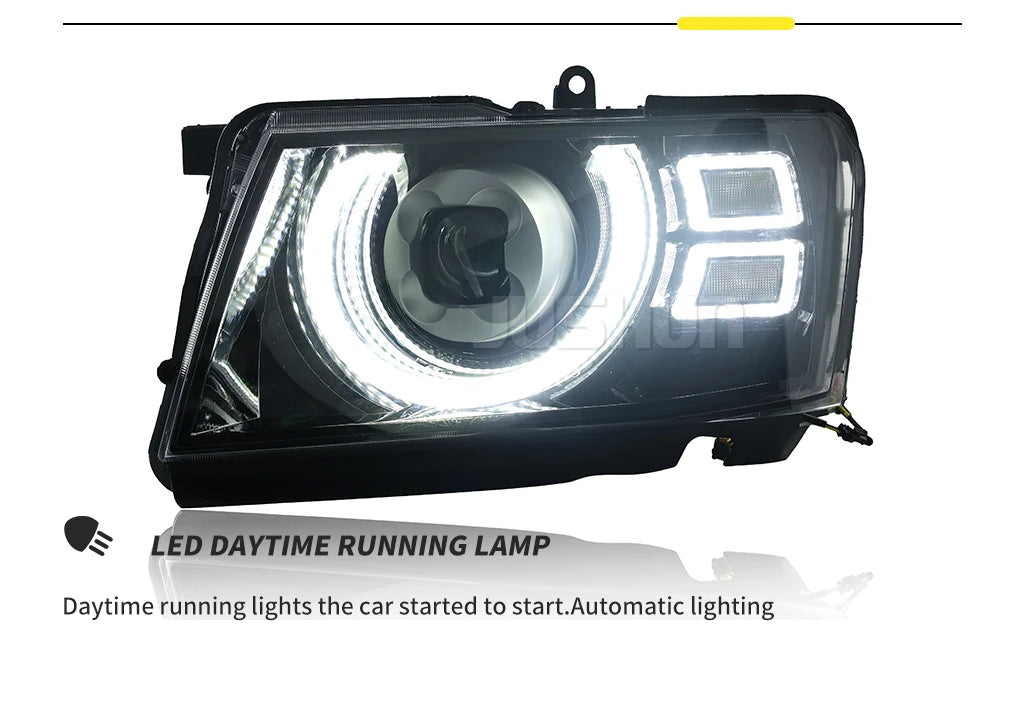 High-brightness  Lens Headlights for  Patrol Y61 05-22 Turn signal Daytime Running Lights Car Accessories