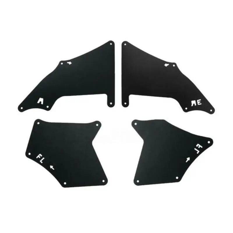 4x Front wheel Fender Seal For Toyota Prado LC150 LC120 2003-2018 Apron Fender Liner Seal Flap Splash Fender Car Accessories
