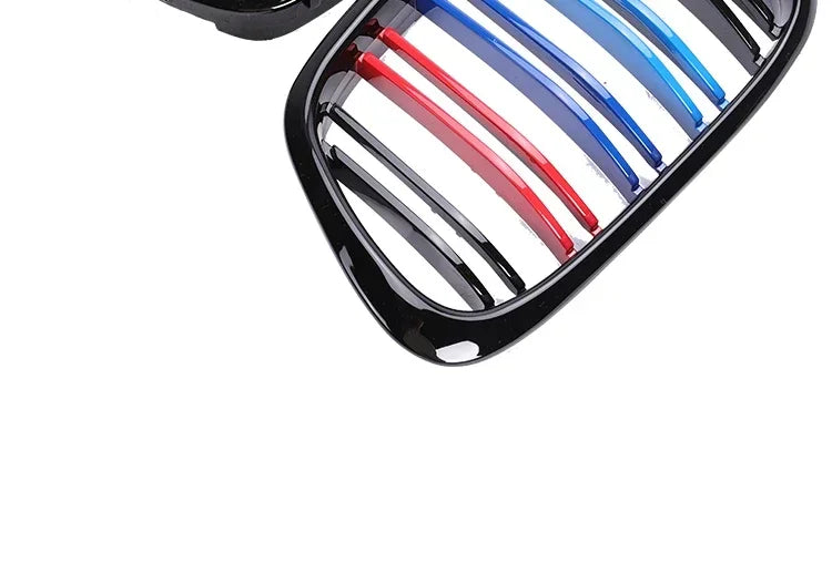 Front Bumper Lower Kidney Inside Grills Ventilation M Style Chrome Design Grille Facelift For BMW 5 Series E39 1997 -2003 LCI