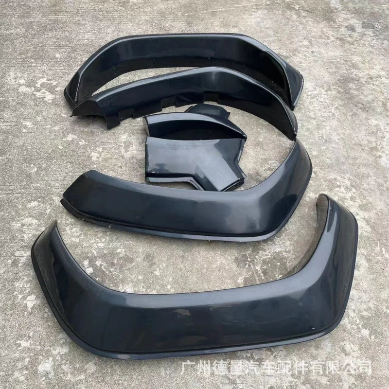 For Toyota Hilux Rocco 2021 Model Car Modification, Original Car Widened Wheel Arches In Black