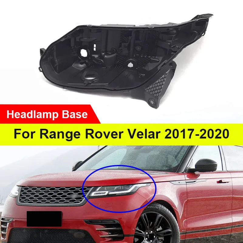 Car Headlight Bottom Base Case Housing for Land Rover Range Rover Velar 2017 2018 2019 2020