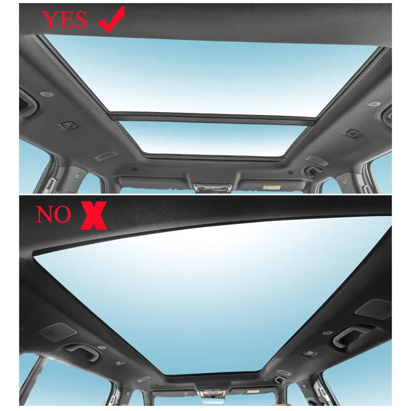 Car Skylight Sunshades For BYD Leopard Titanium 7 Fangchengbao Ti7 Ti 7 2025 2026 2027 Electrostatic Sunroof Blind UV Protection