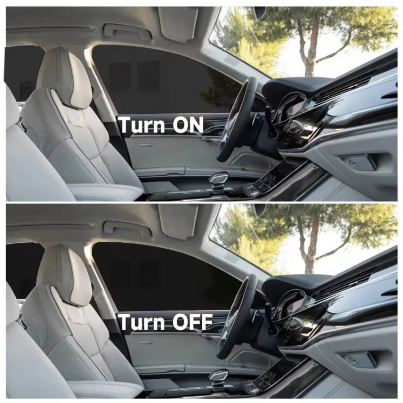 Switchable Smart Electronic 4.2 Haze Electric Tint Glass Car Window Privacy PDLC Film with Self Healing & Color Changing