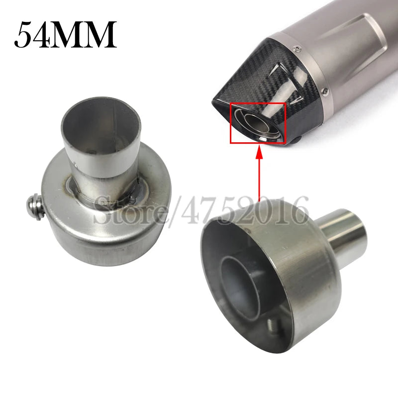 Motorcycle Escape Moto Pipe Dedicated DB Killer 54MM Echappement Stainless Steel Muffler Motorbike Modify Bike Exhaust Tail Tube