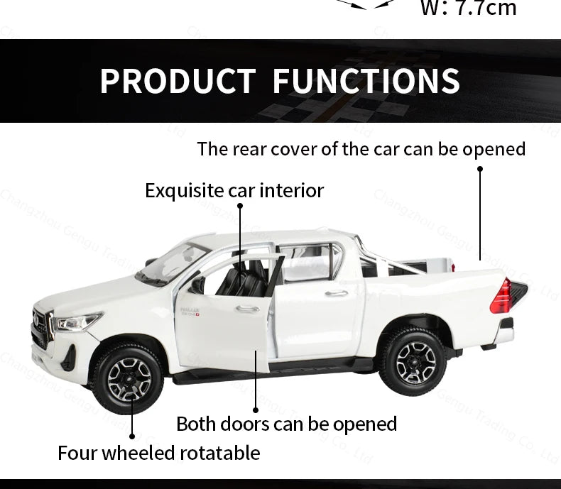Maisto 1:27 Toyota Hilux Static Die Cast Vehicles Collectible Model Car Toys