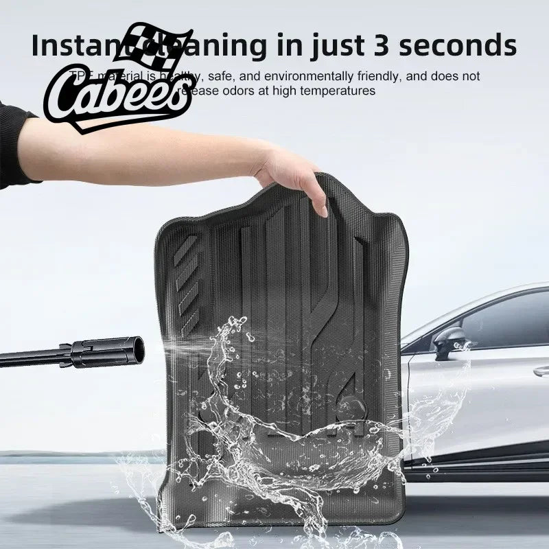 For BYD Leopard 7 Titanium 7 Car Floor Mats Waterproof  All Weather 3D TPE Rubber Anti-dust Dustproof Trunk Mat Accessories