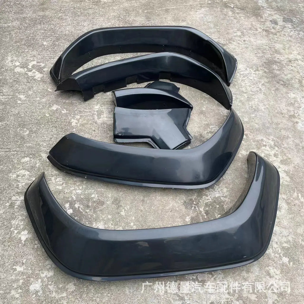 For Toyota Hilux Rocco 2021 Model Car Modification, Original Car Widened Wheel Arches In Black