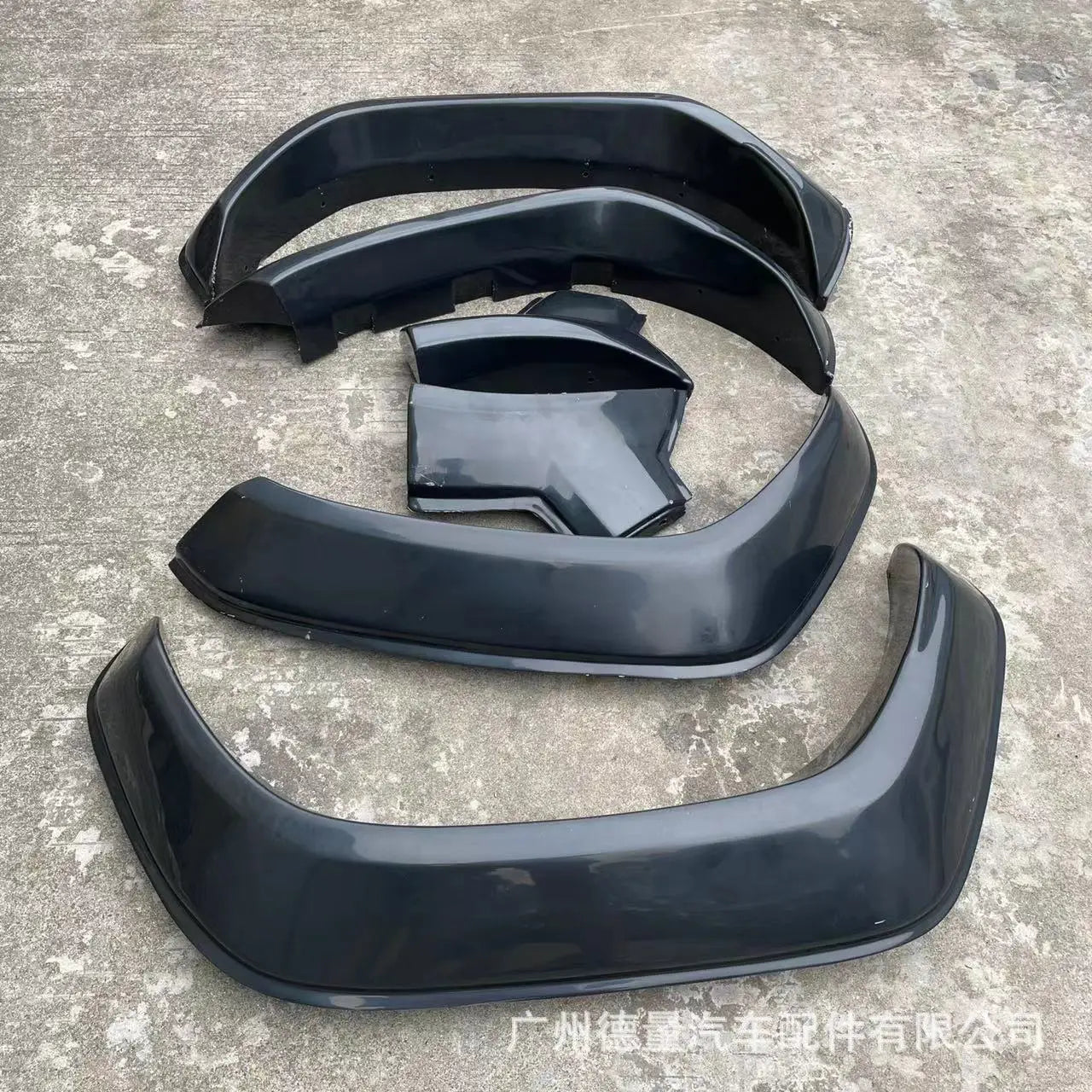 For Toyota Hilux Rocco 2021 Model Car Modification, Original Car Widened Wheel Arches In Black