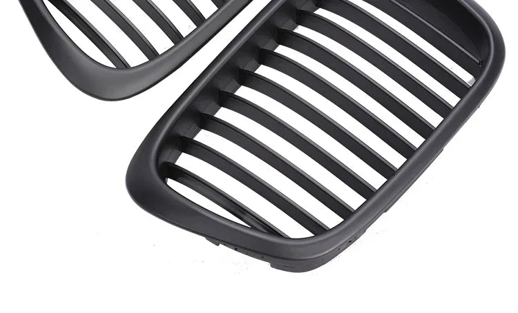 Front Bumper Lower Kidney Inside Grills Ventilation M Style Chrome Design Grille Facelift For BMW 5 Series E39 1997 -2003 LCI