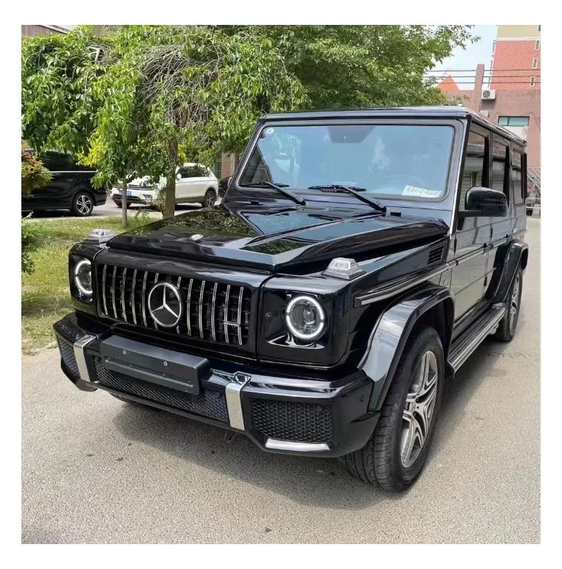 For Mercedes-Benz G-Class W463 G500, G63, G350, G65, G55 Modified With Geometric Headlights, Blackened Old Model Upgraded To New