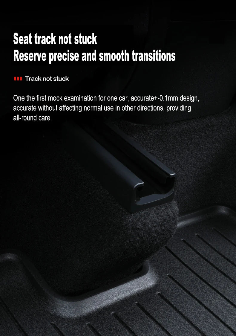 For Tesla New Model Y Juniper Premium/Performance 2025+ TPE Floor Mats Luggage Mat Wear-resistant Foot Pads ModelY Trunk Mats