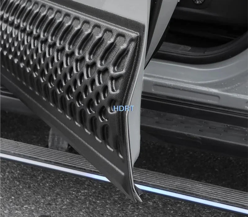 Fit For GWM Tank 300 2021 + Car Style Door Side Skirt Edge Kick Plate Anti Scratch Guard Body Trim Protector Decoration Accessor