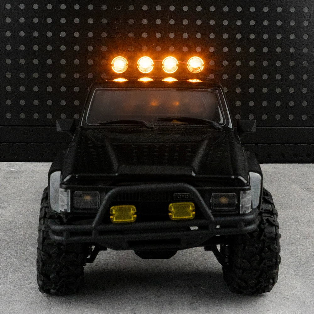 AXSPEED RC Car Roof Light Front Bumper Lights for 1/18 HPI Venture HILUX Upgrade Accessories