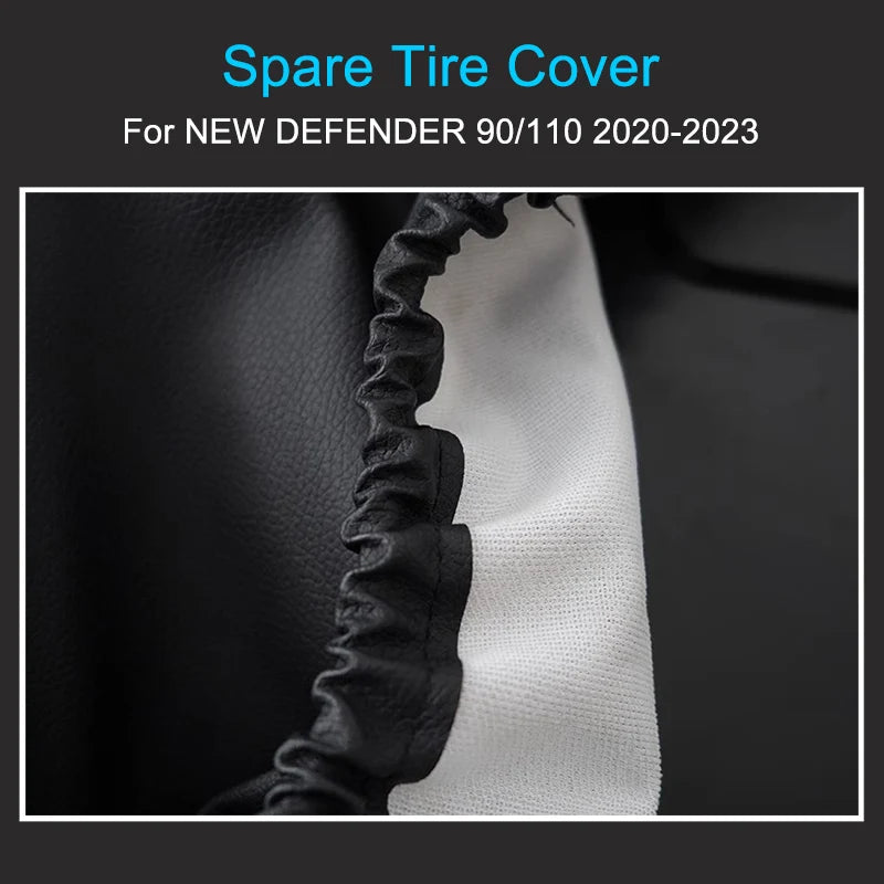 Spare Tire Cover Rear for Land Rover Defender 90 110 2020-2025 Trunk Spare Cover Wheel Cove Exterior Decoration Accessories