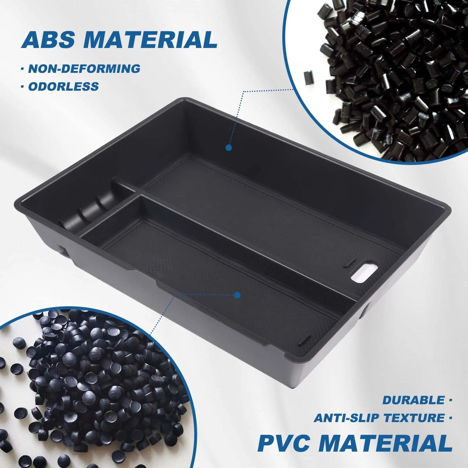 Multipurpose ABS Center Console Armrest Storage Box For Nissan Patrol 2023-2026 Infiniti QX80 2023-2026 Stowing Tray Container