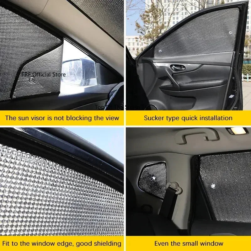 Full Coverage Sunshade For Nissan Patrol Y62 2010 2011~2023 Infiniti QX56 QX80 Sun Shade Car Heat insulation Anti-UV Accessories