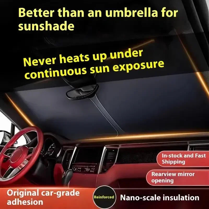 For Rox 01 Polestones 01  2023-2024 Car Windshield Sunshade Cover Front Window Sun Shade Heat Insulation Summer Auto Accessories