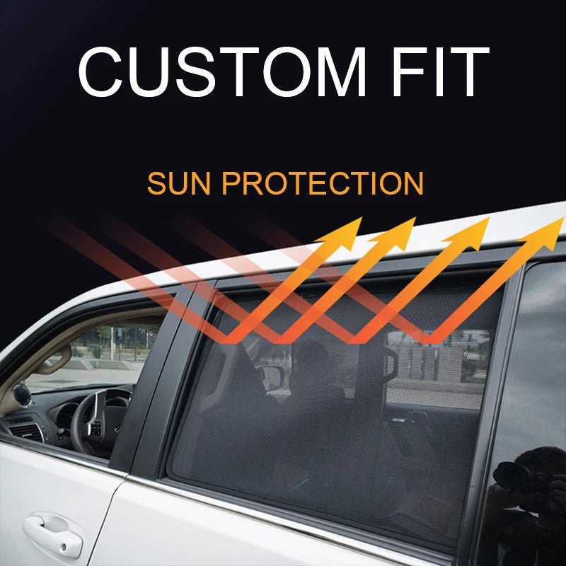 For Nissan PATROL Y62 2010-2025 Car Window SunShade UV Protection Auto Curtain Sun Shade Visor Net Mesh